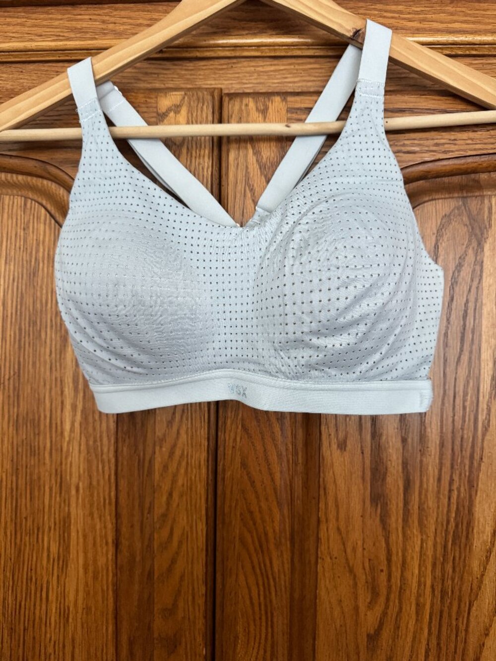 Light Gray Seamless Perforated Comfort Bra